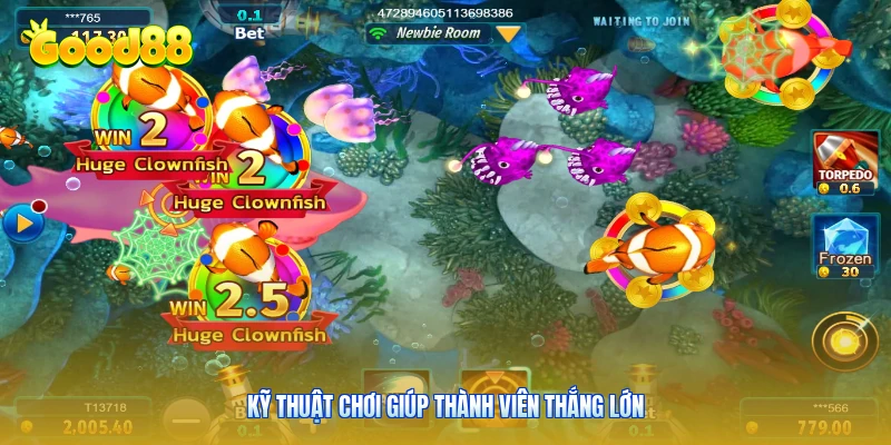 Kỹ thuật chơi giúp thành viên thắng lớn