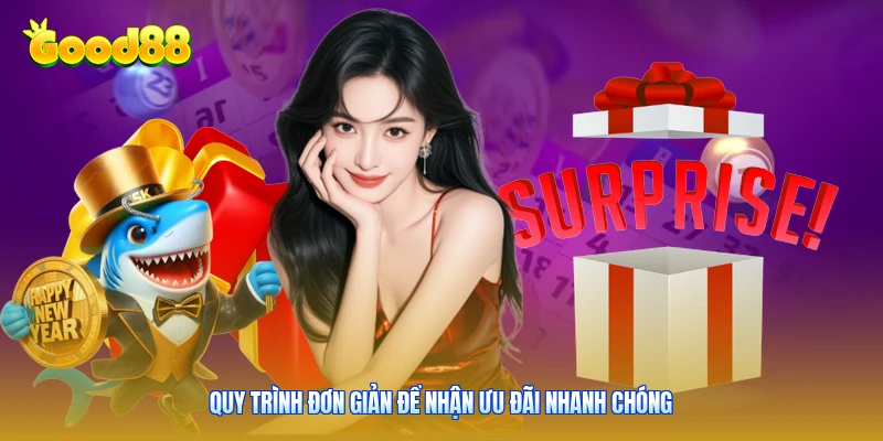 Quy trình đơn giản để nhận ưu đãi nhanh chóng