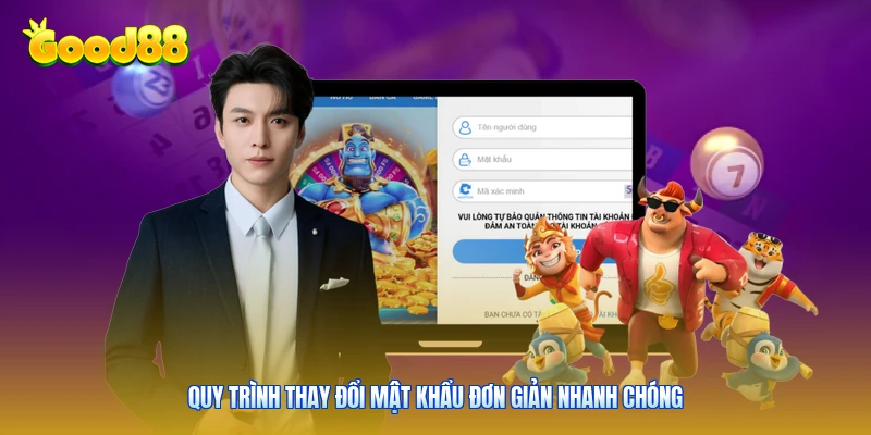 Quy trình thay đổi mật khẩu đơn giản nhanh chóng